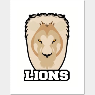 Lions Team Shield Posters and Art